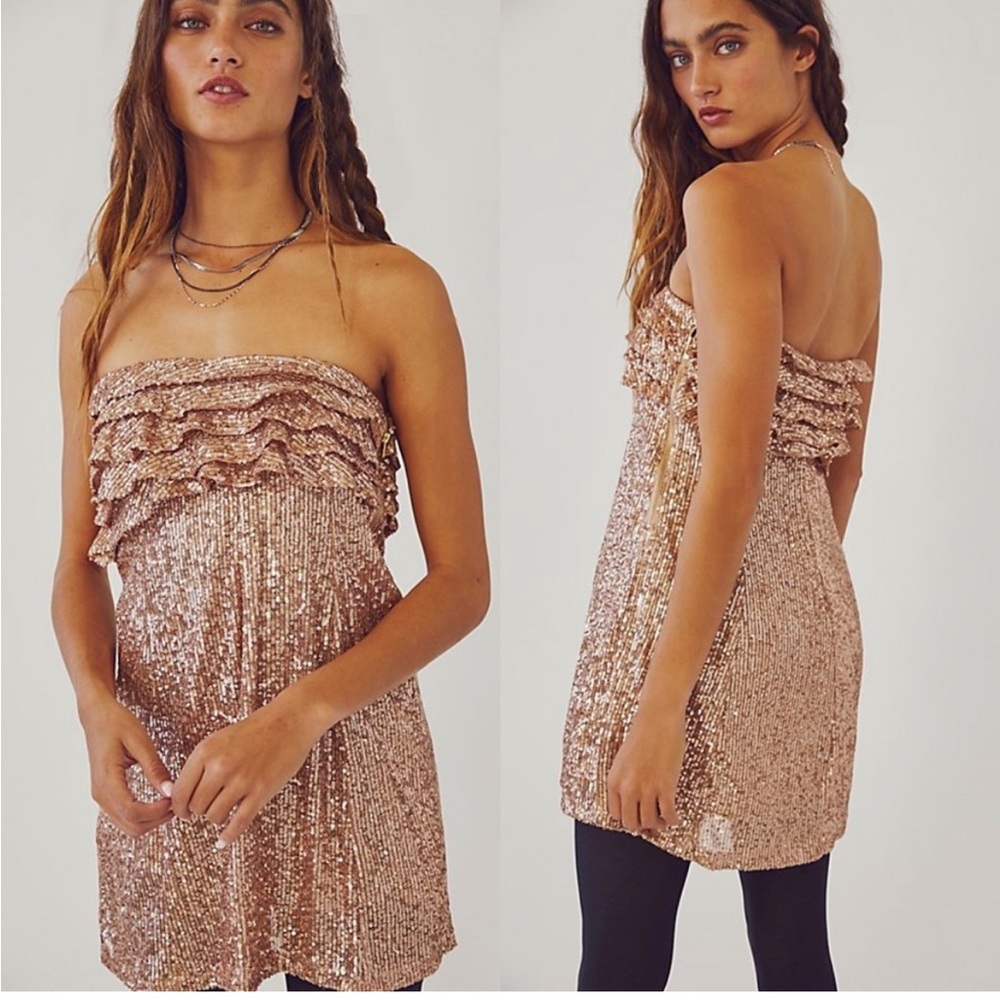Free people Frida sequin mini dress